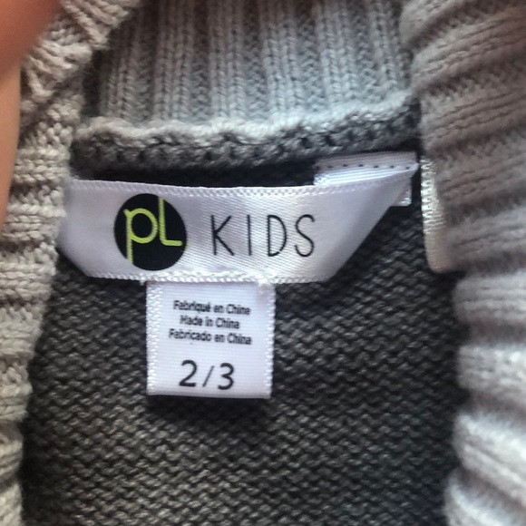 Boys PL Kids High Neck Knit Sweater Sz 2/3 - Picture 2 of 4